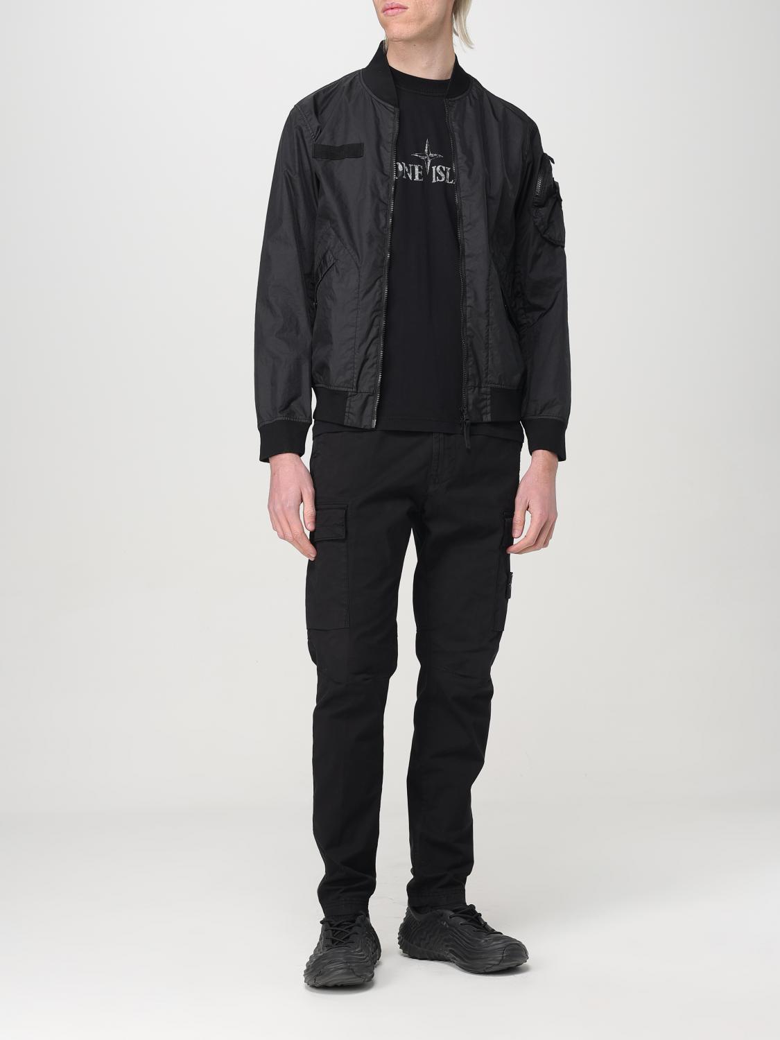 STONE ISLAND CHAQUETA: Chaqueta hombre Stone Island, Negro - Img 2