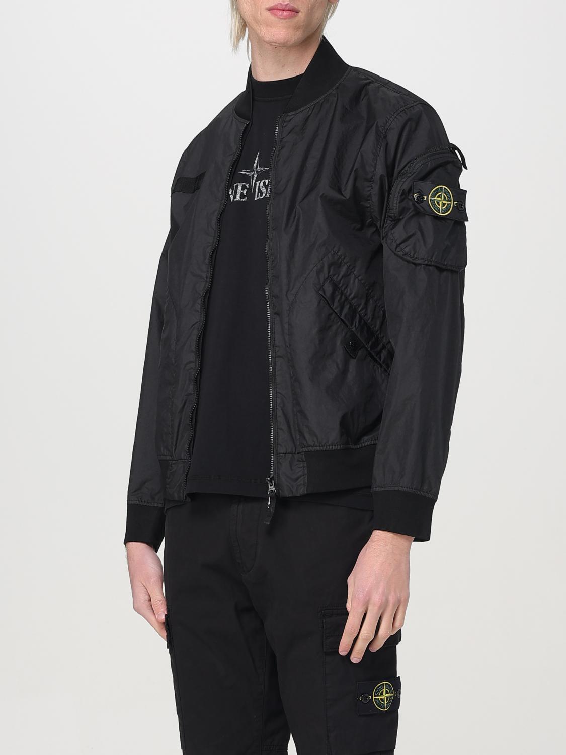 STONE ISLAND CHAQUETA: Chaqueta hombre Stone Island, Negro - Img 4