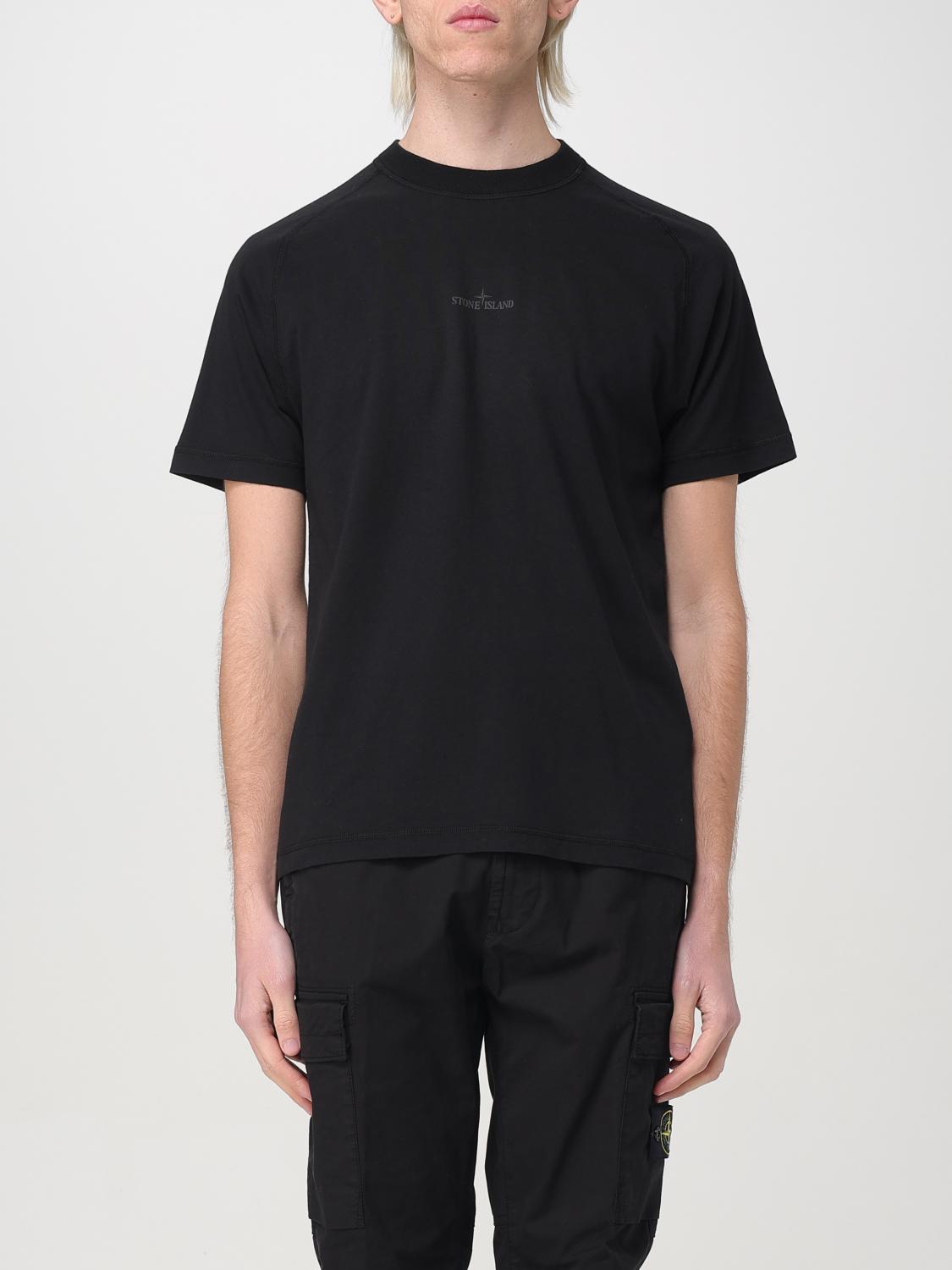 STONE ISLAND T-SHIRT: T-shirt men Stone Island, Black - Img 1