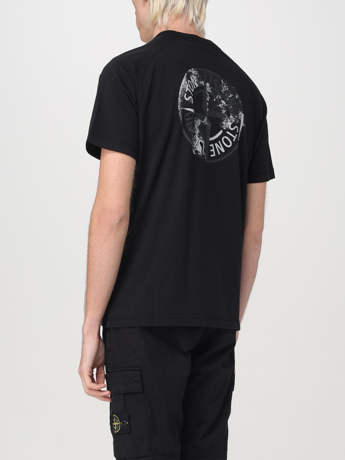 STONE ISLAND T-SHIRT: T-shirt men Stone Island, Black - Img 3