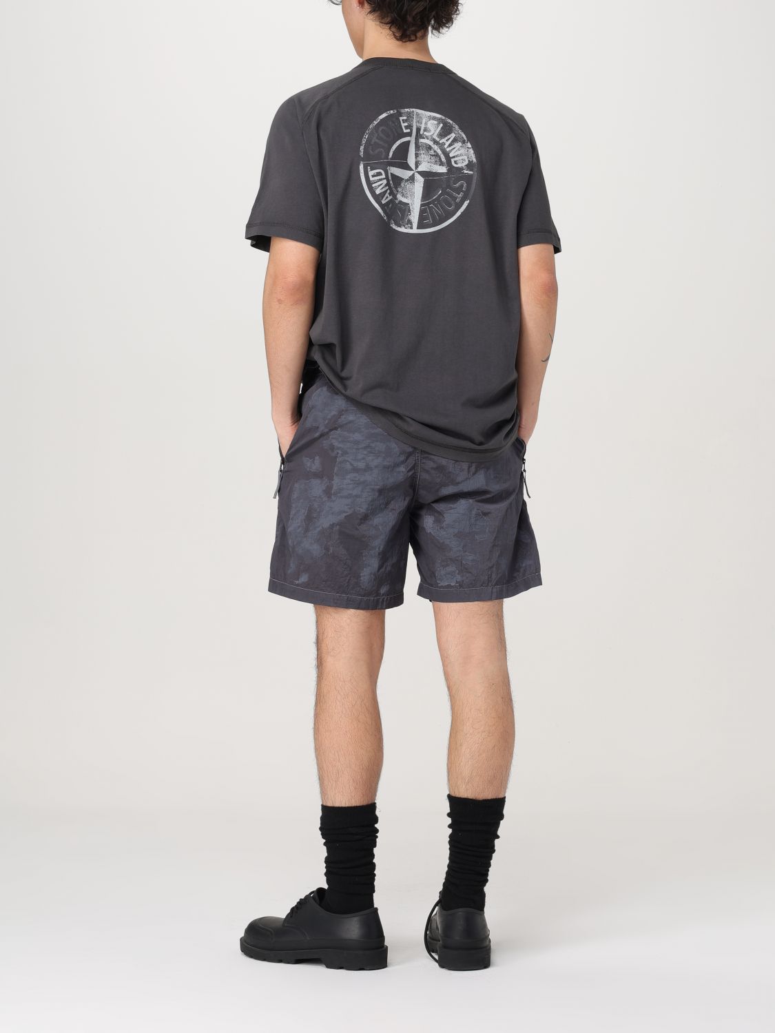 STONE ISLAND T-SHIRT: T-shirt men Stone Island, Grey - Img 2