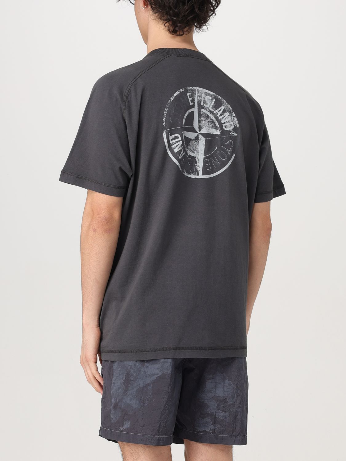 STONE ISLAND CAMISETA: Camiseta hombre Stone Island, Gris - Img 3