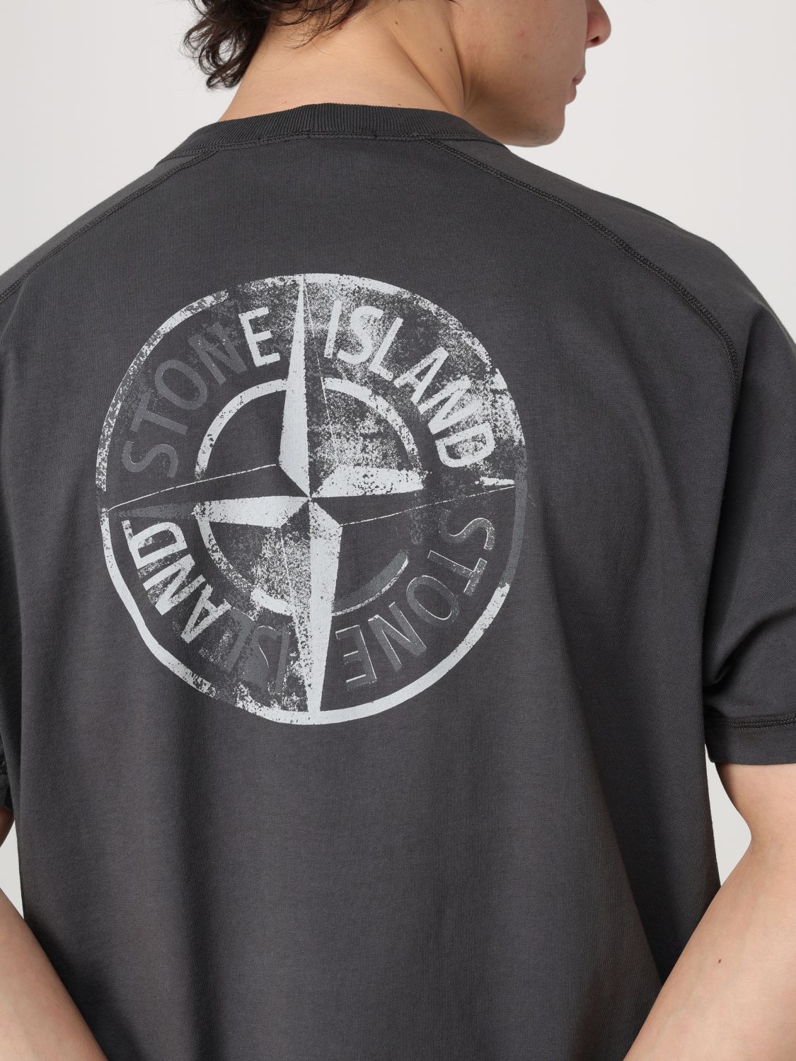 STONE ISLAND CAMISETA: Camiseta hombre Stone Island, Gris - Img 5