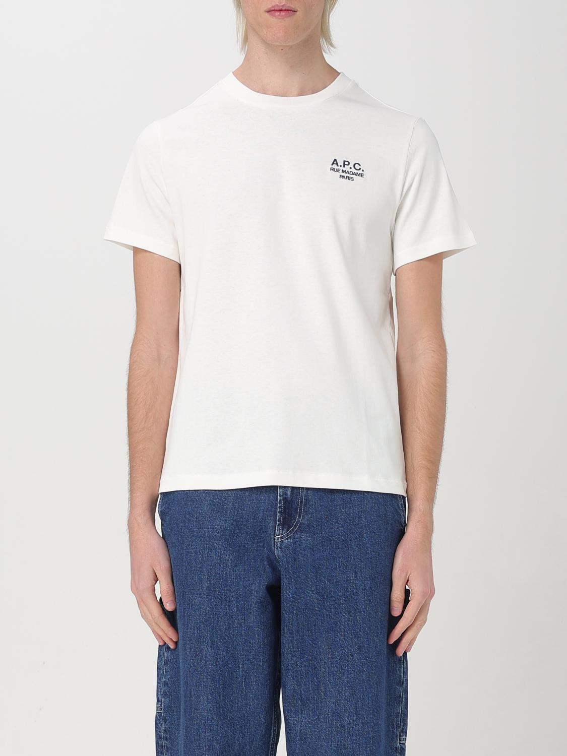 A.P.C. T-SHIRT: T-shirt A.P.C. in cotone , Bianco - Img 1