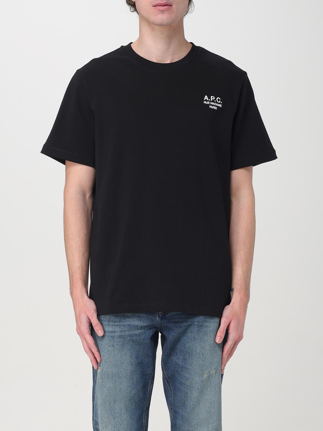 A.P.C. T-SHIRT: T-shirt men A.P.C., Black - Img 1