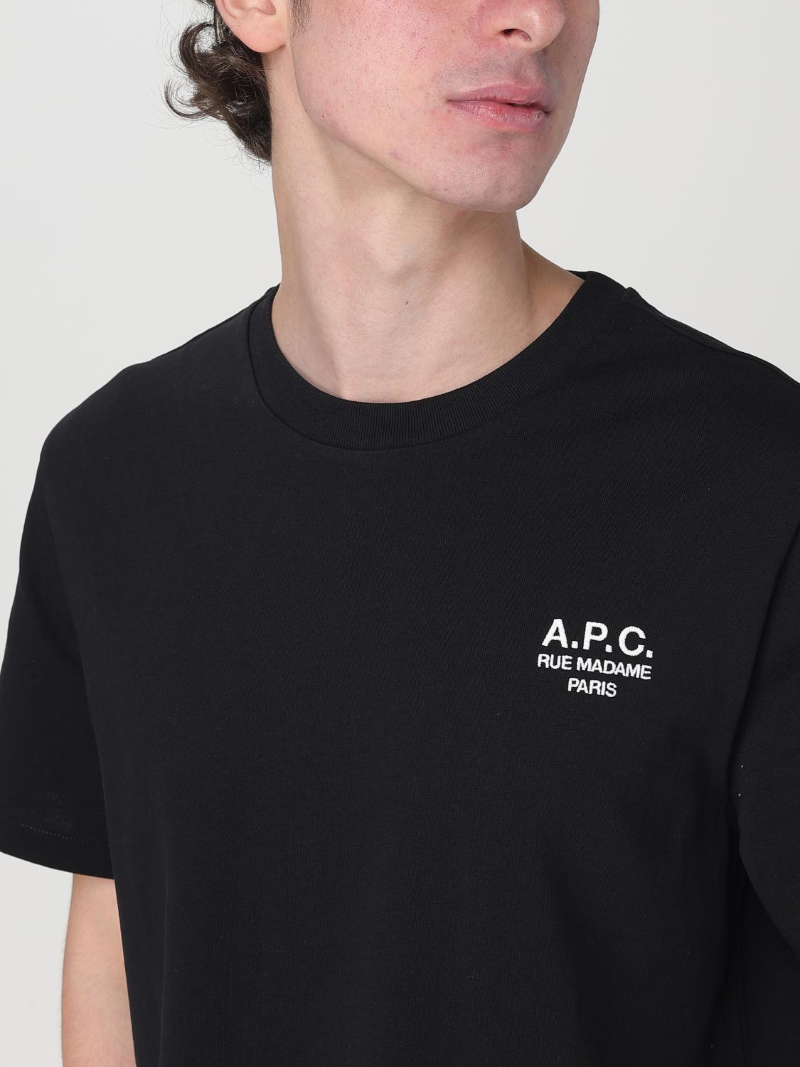 A.P.C. T-SHIRT: T-shirt men A.P.C., Black - Img 4