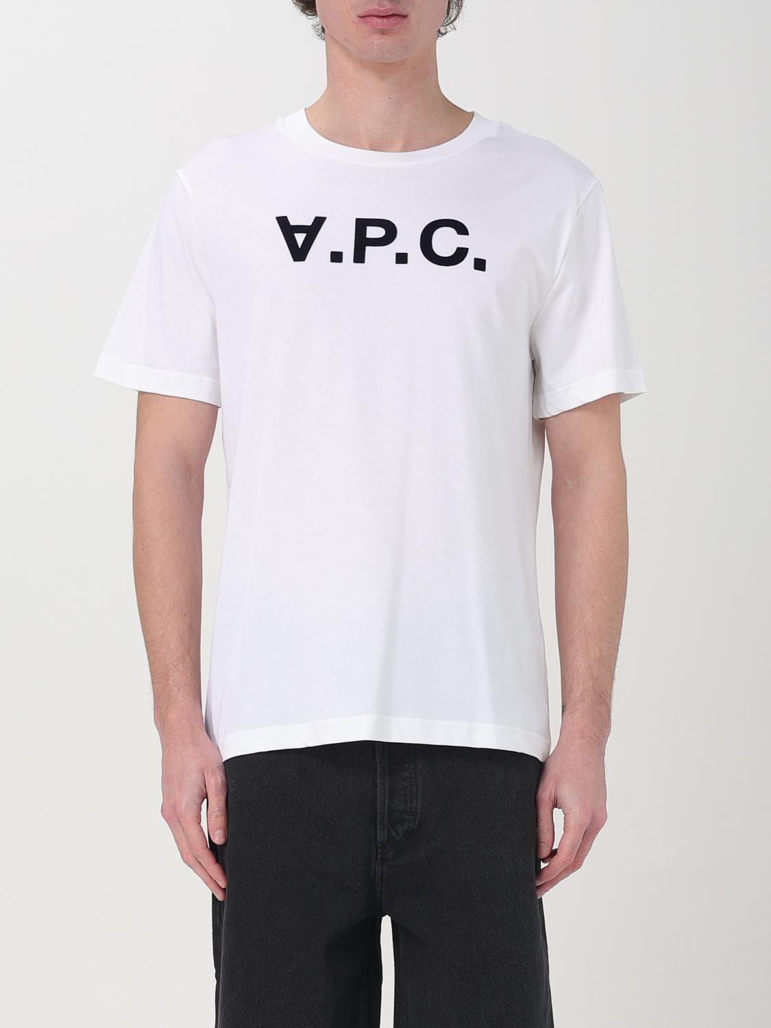 A.P.C. T-SHIRT: T-shirt men A.P.C., White - Img 1