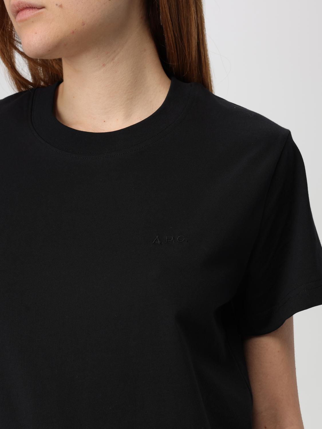 A.P.C. T-SHIRT: T-shirt woman A.P.C., Black - Img 3