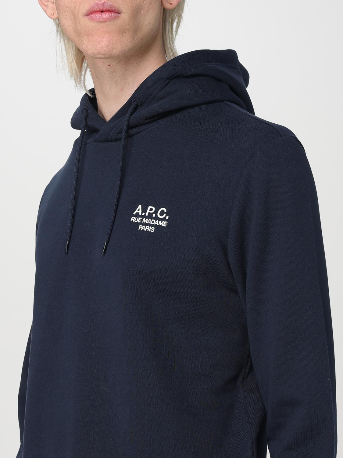 A.P.C. 스웨트셔츠: 스웨트셔츠 남성 A.P.C., 블루 - Img 3