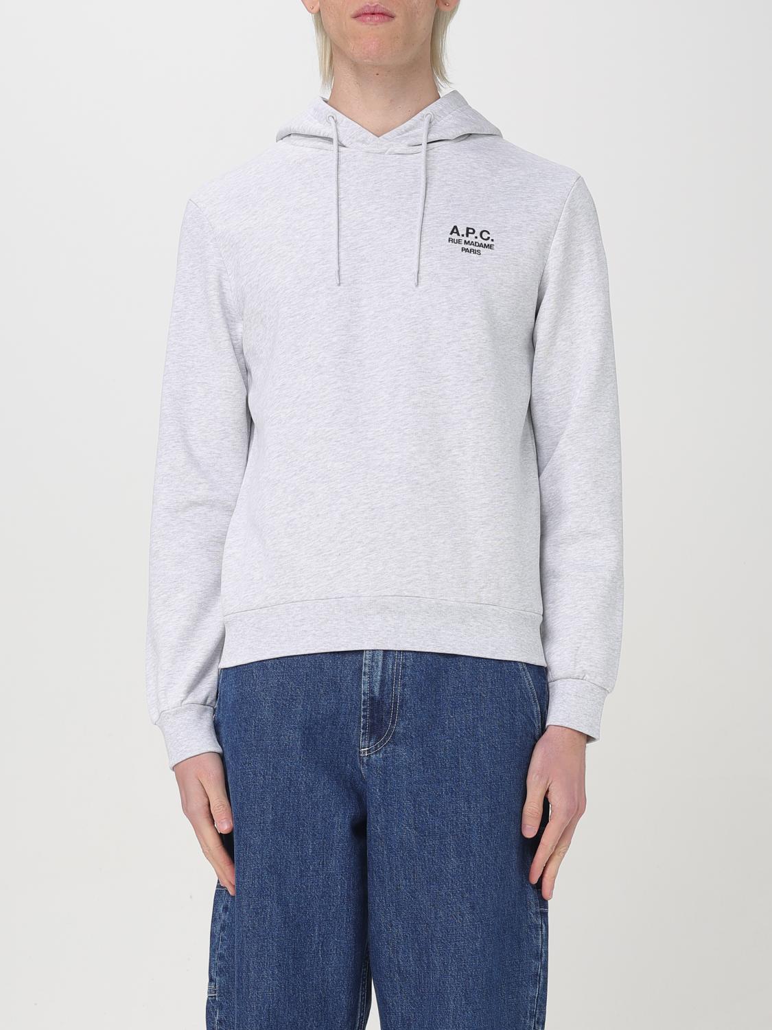 A.P.C. SWEATSHIRT: Sweatshirt homme A.P.C., Gris - Img 1