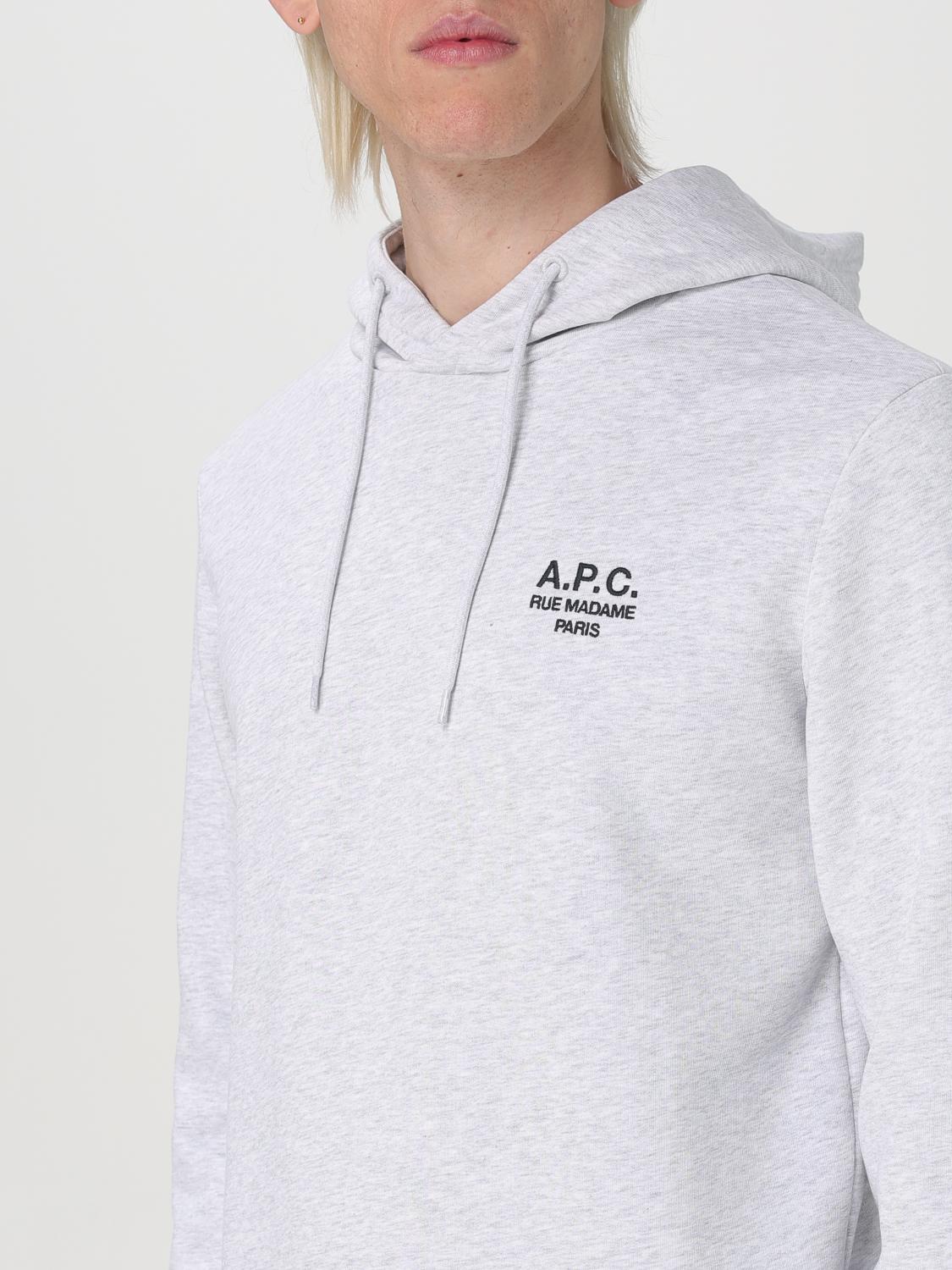 A.P.C. SWEATSHIRT: Sweatshirt homme A.P.C., Gris - Img 4