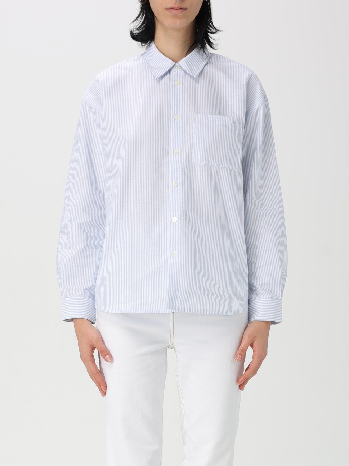 A.P.C. SHIRT: Shirt woman A.P.C., Sky Blue - Img 1