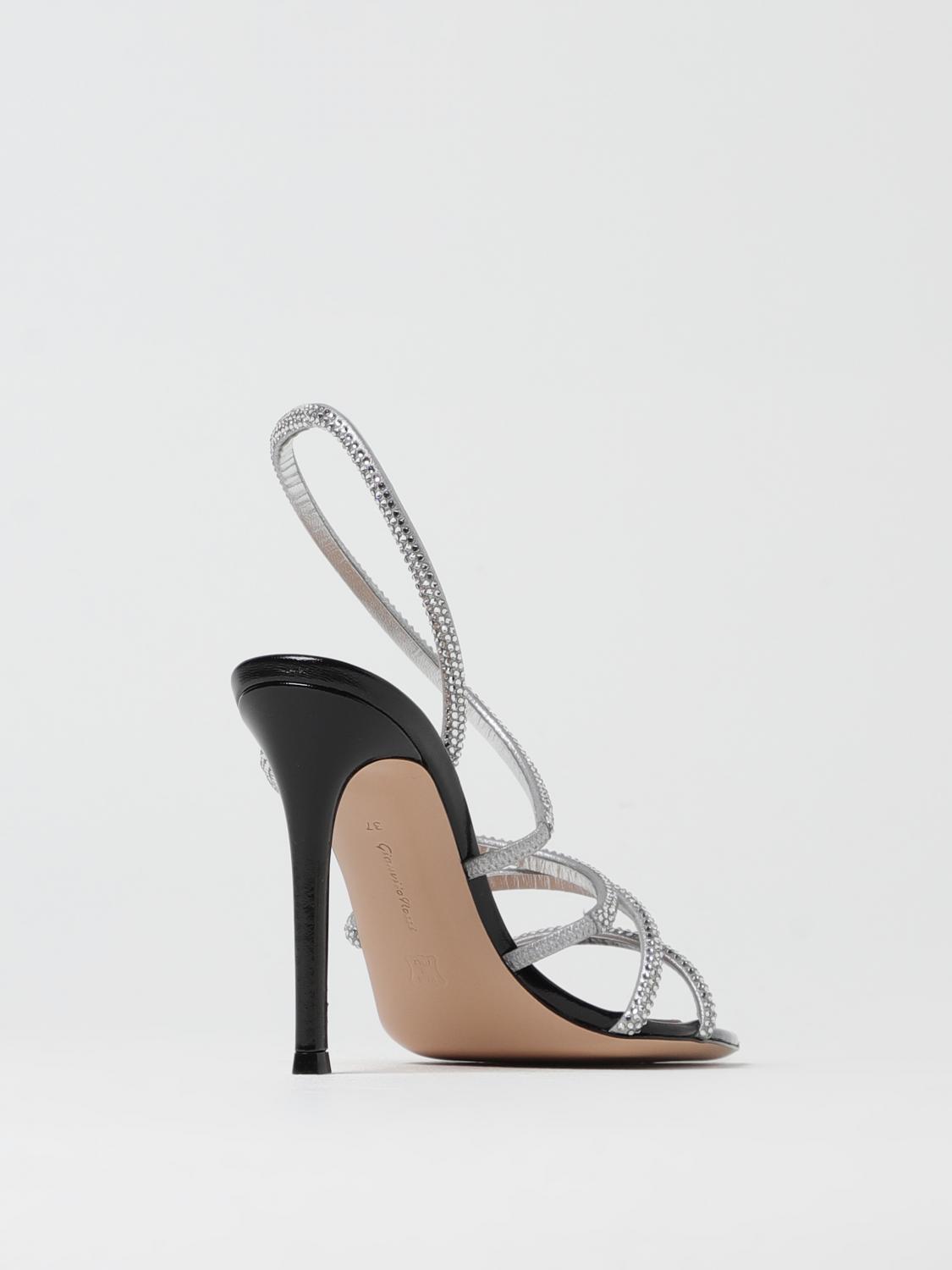 GIANVITO ROSSI HEELED SANDALS: Heeled sandals woman Gianvito Rossi, Silver - Img 3