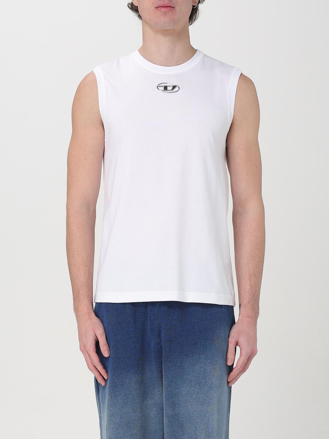 DIESEL TANK TOP: Tank top men Diesel, White - Img 1