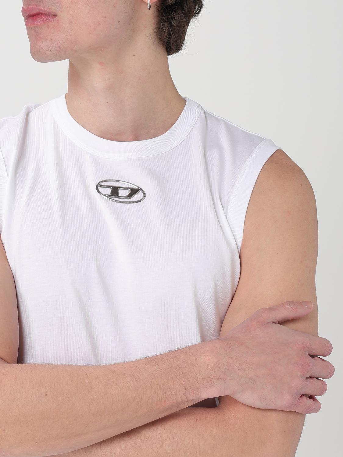 DIESEL TANK TOP: Tank top men Diesel, White - Img 3