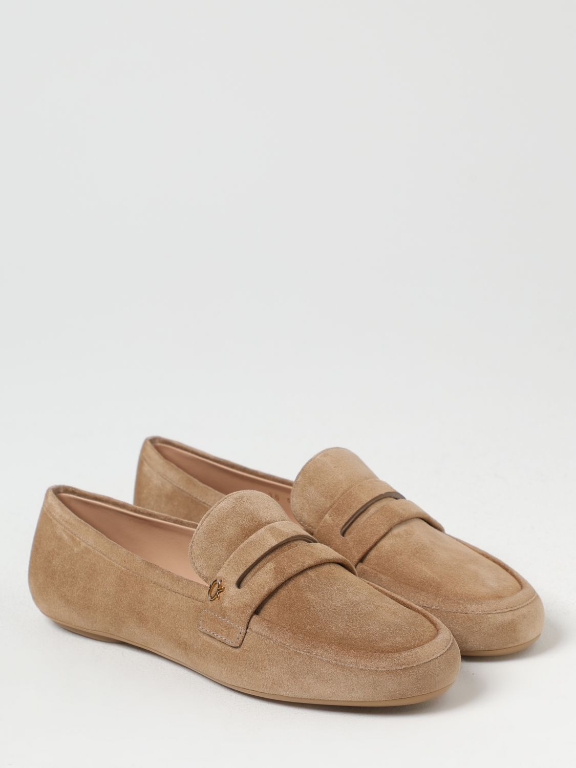 GIANVITO ROSSI MOCASINES: Mocasines mujer Gianvito Rossi, Beige - Img 2