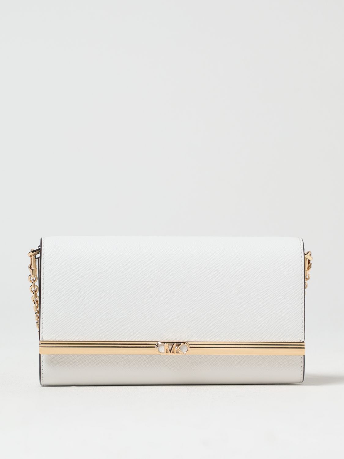 MICHAEL MICHAEL KORS CLUTCH: Clutch woman Michael Kors, White - Img 1