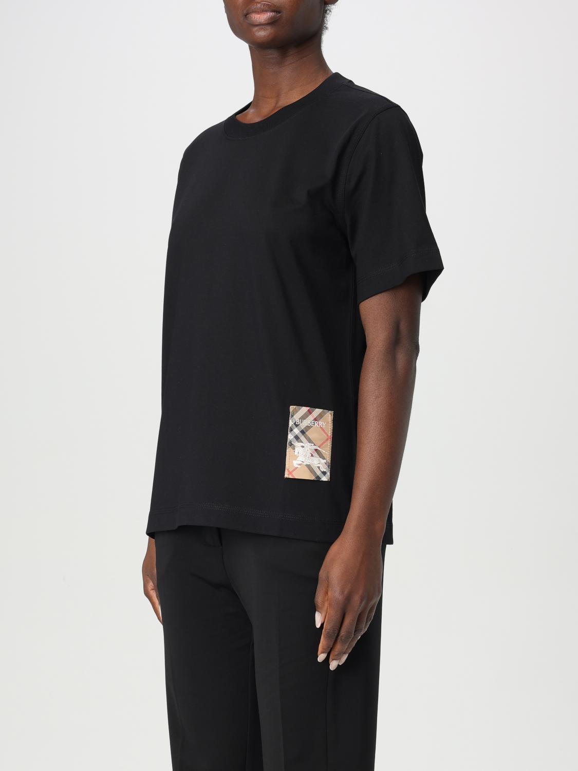 BURBERRY T-SHIRT: T-shirt woman Burberry, Black - Img 3