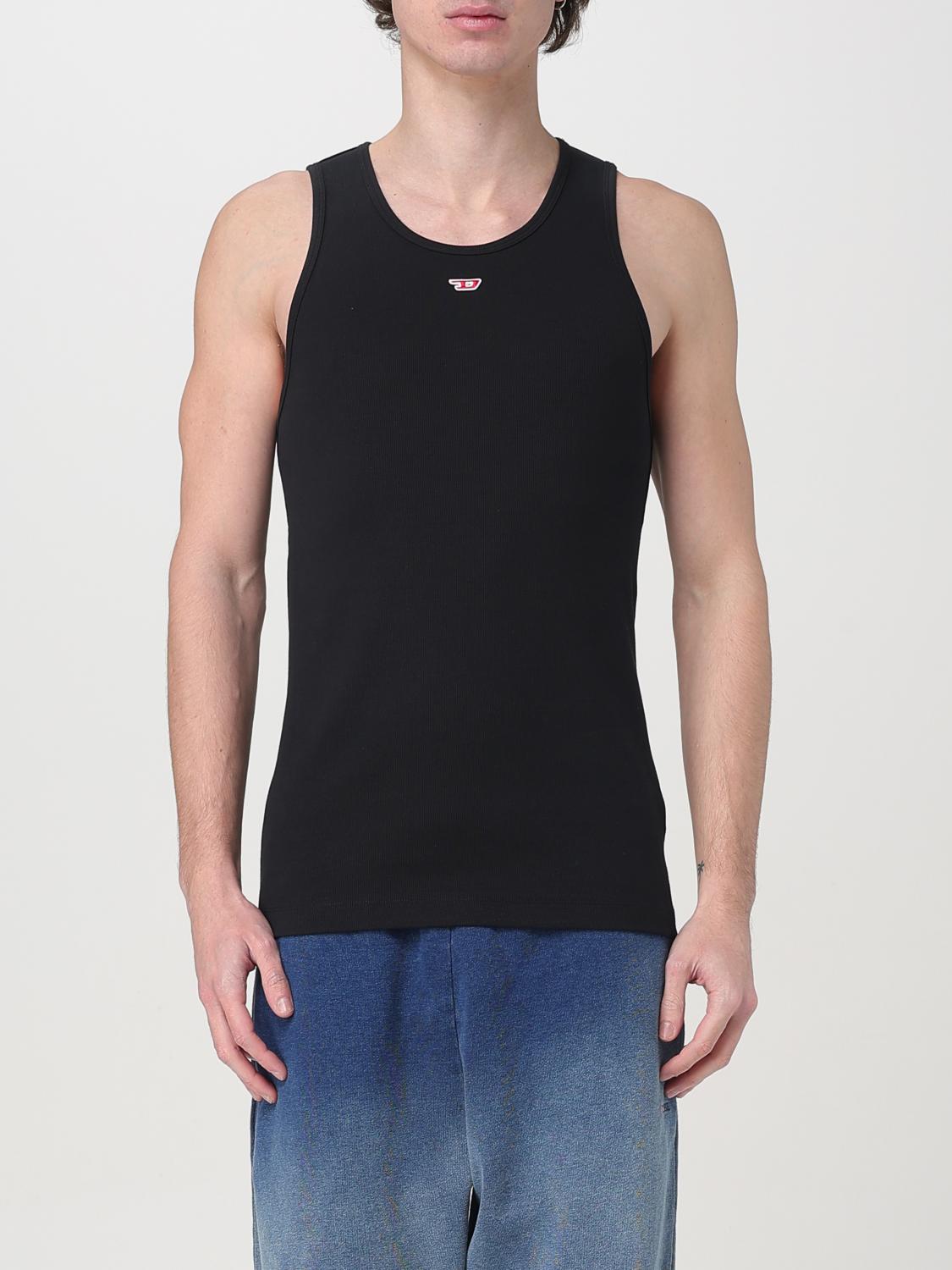 DIESEL TANK TOP: Tank top men Diesel, Black - Img 1