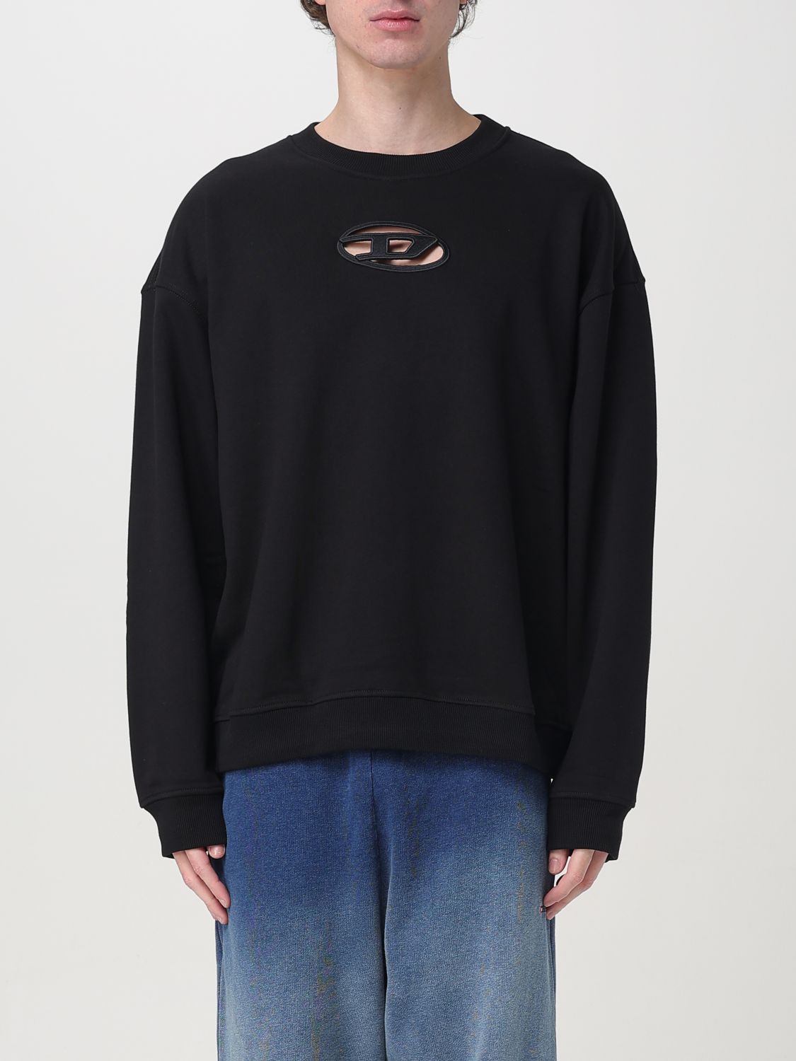 DIESEL SWEATSHIRT: Sweatshirt men Diesel, Black - Img 1