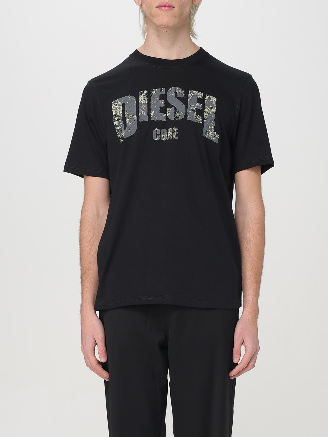 DIESEL T-SHIRT: T-shirt men Diesel, Black - Img 1