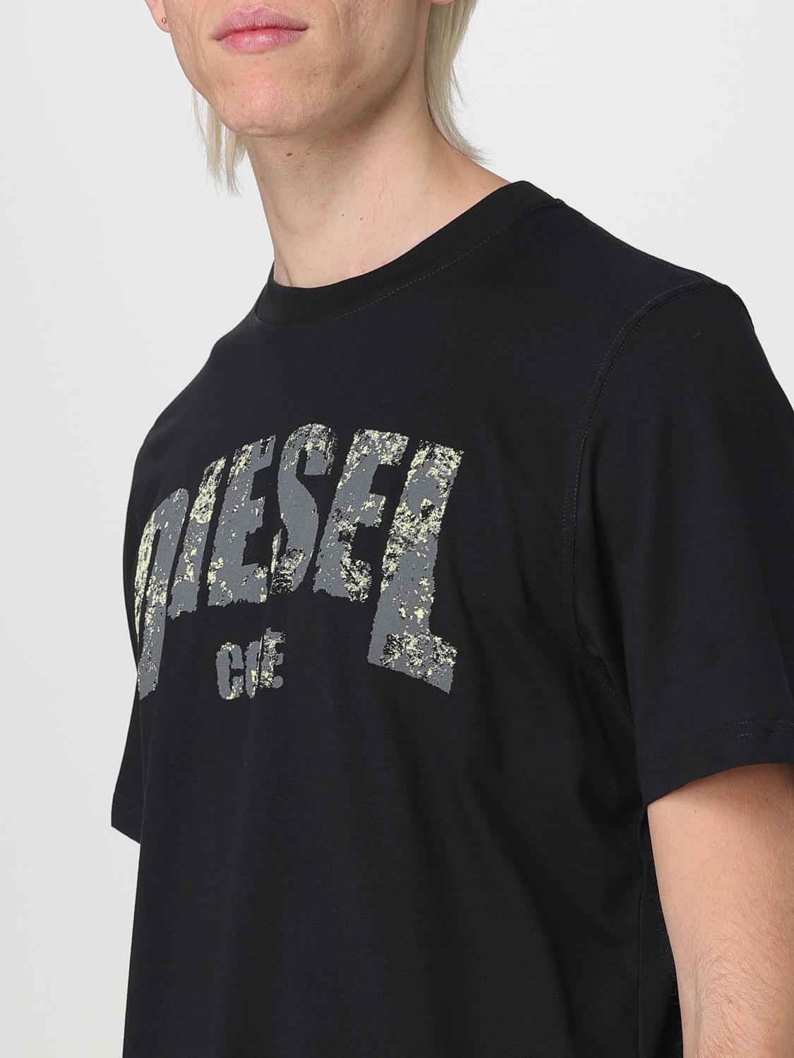 DIESEL T-SHIRT: T-shirt men Diesel, Black - Img 3