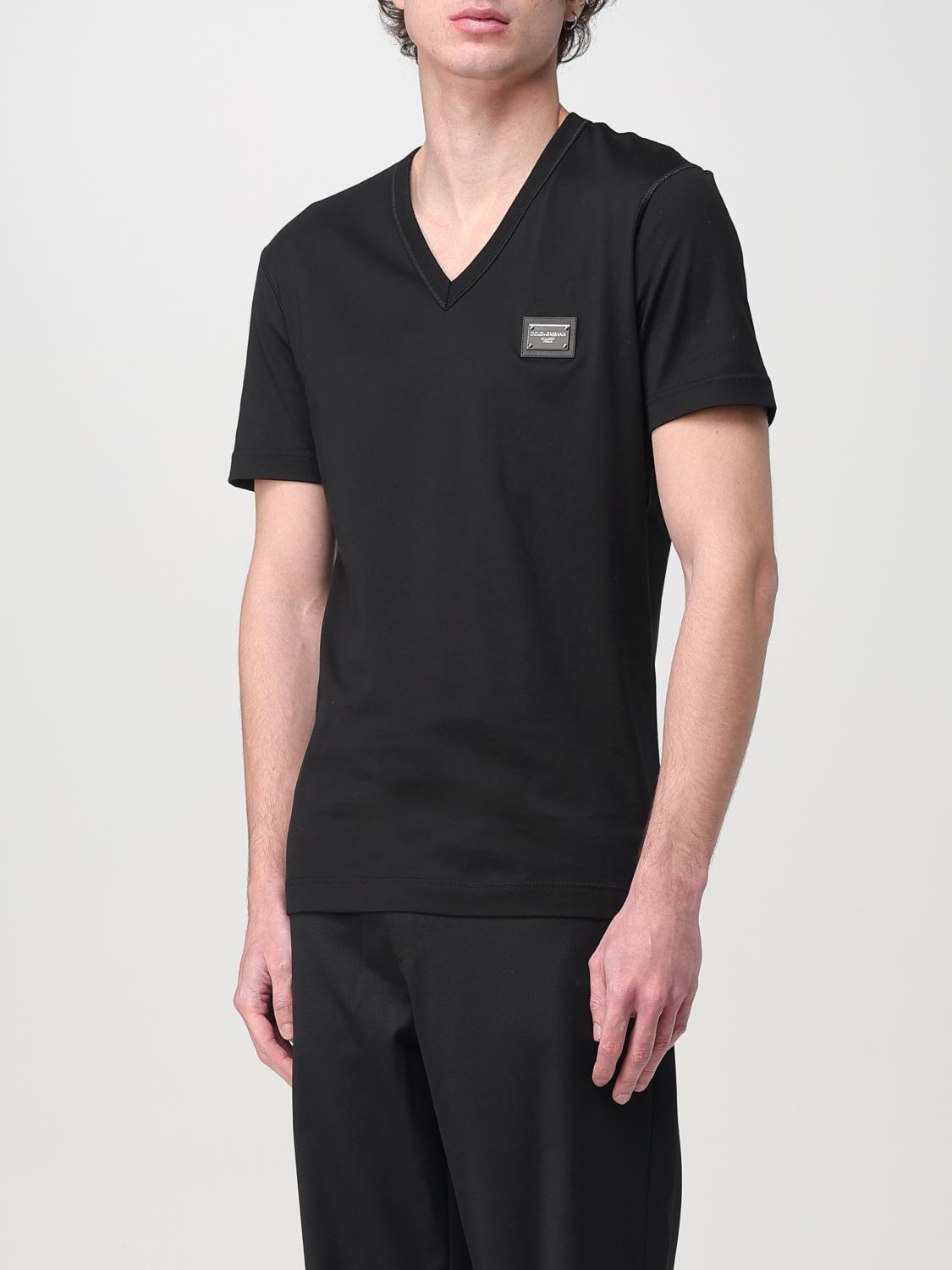 DOLCE & GABBANA T-SHIRT: T-shirt Dolce & Gabbana in cotone stretch , Nero - Img 3