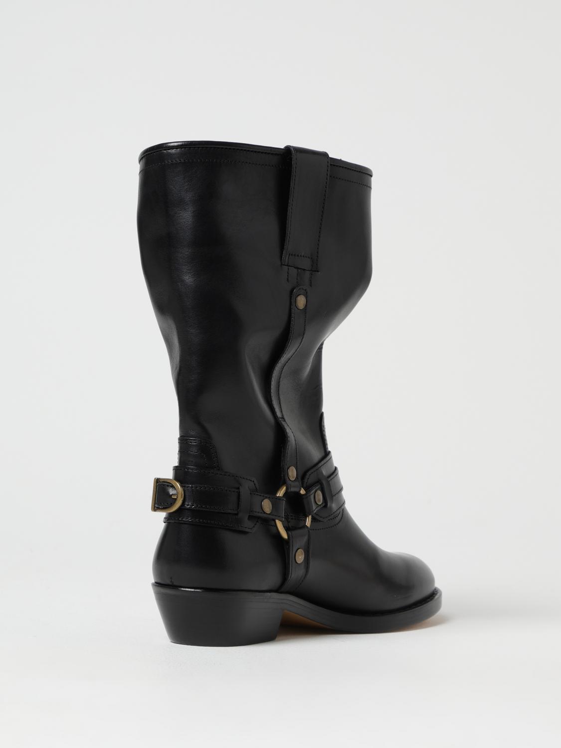 ISABEL MARANT FLAT ANKLE BOOTS: Flat ankle boots woman Isabel Marant, Black - Img 3