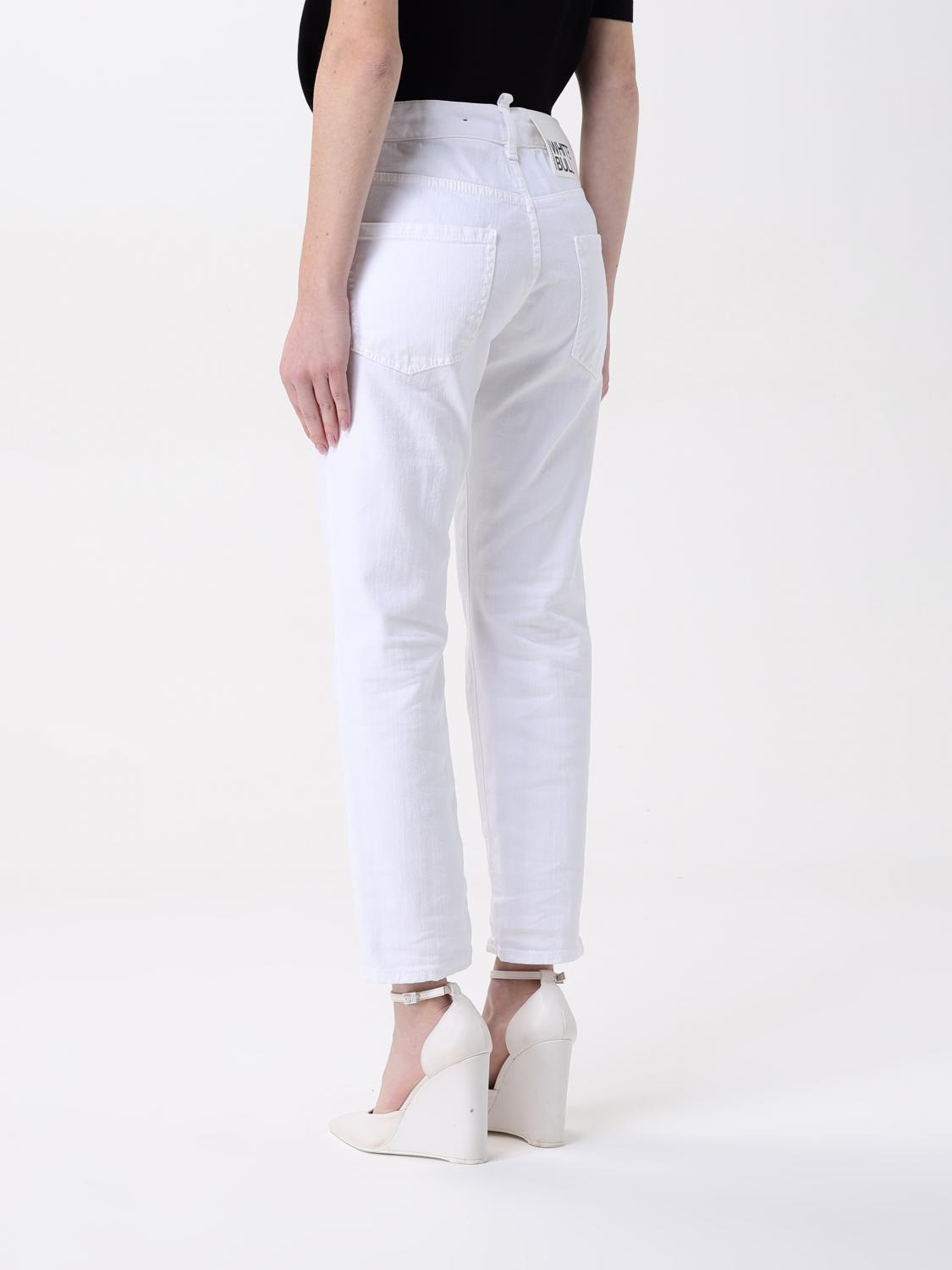 DSQUARED2 JEANS: Jeans woman Dsquared2, White - Img 2