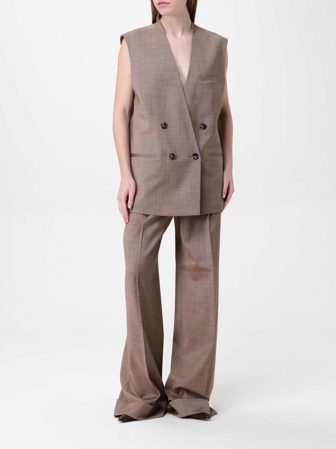 PHILOSOPHY DI LORENZO SERAFINI WAISTCOAT: Blazer woman Philosophy Di Lorenzo Serafini, Beige - Img 2