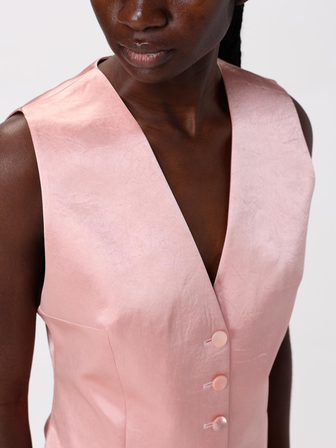 PHILOSOPHY DI LORENZO SERAFINI WAISTCOAT: Jacket woman Philosophy Di Lorenzo Serafini, Pink - Img 5