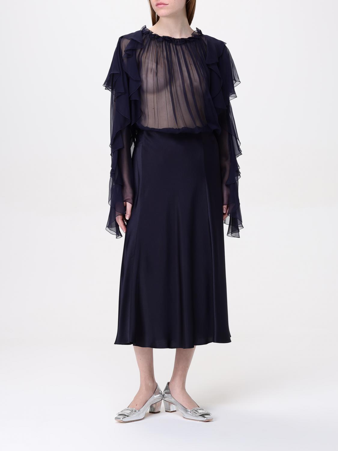 ALBERTA FERRETTI JUPE: Jupe femme Alberta Ferretti, Bleu - Img 2