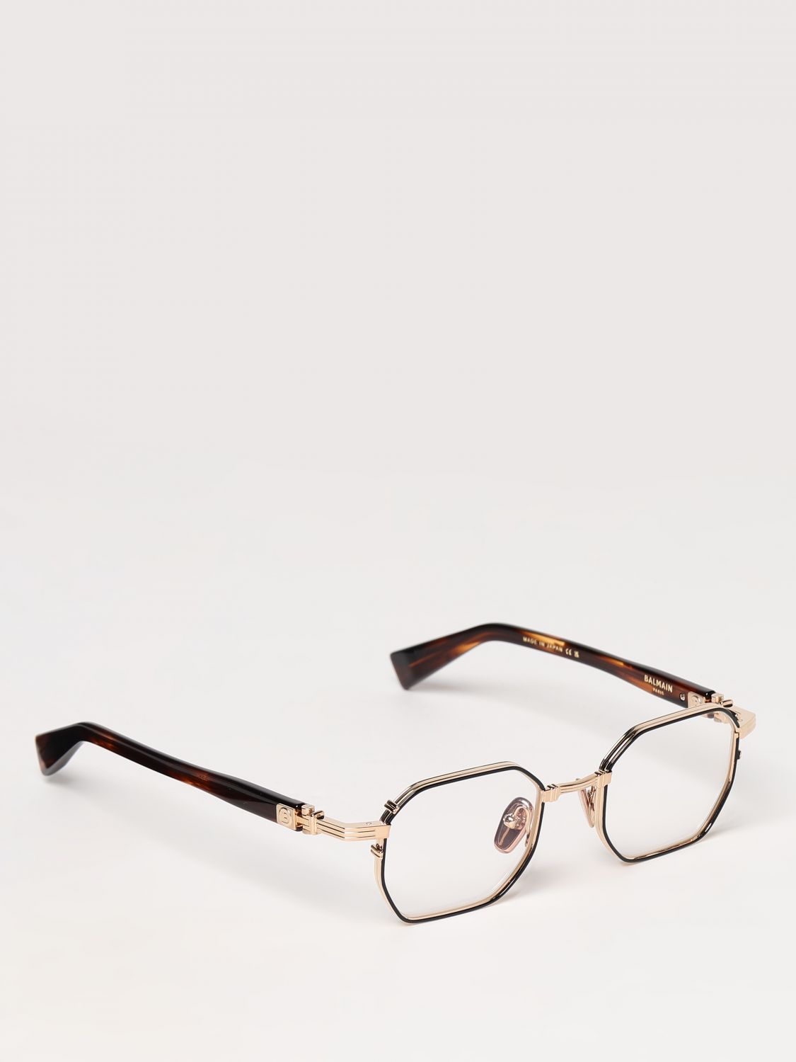 BALMAIN OPTICAL FRAMES: Optical frames men Balmain, Gold - Img 1