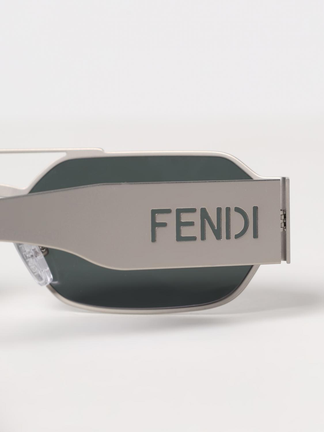 FENDI OCCHIALI DA SOLE: Occhiali da sole donna Fendi, Silver - Img 4