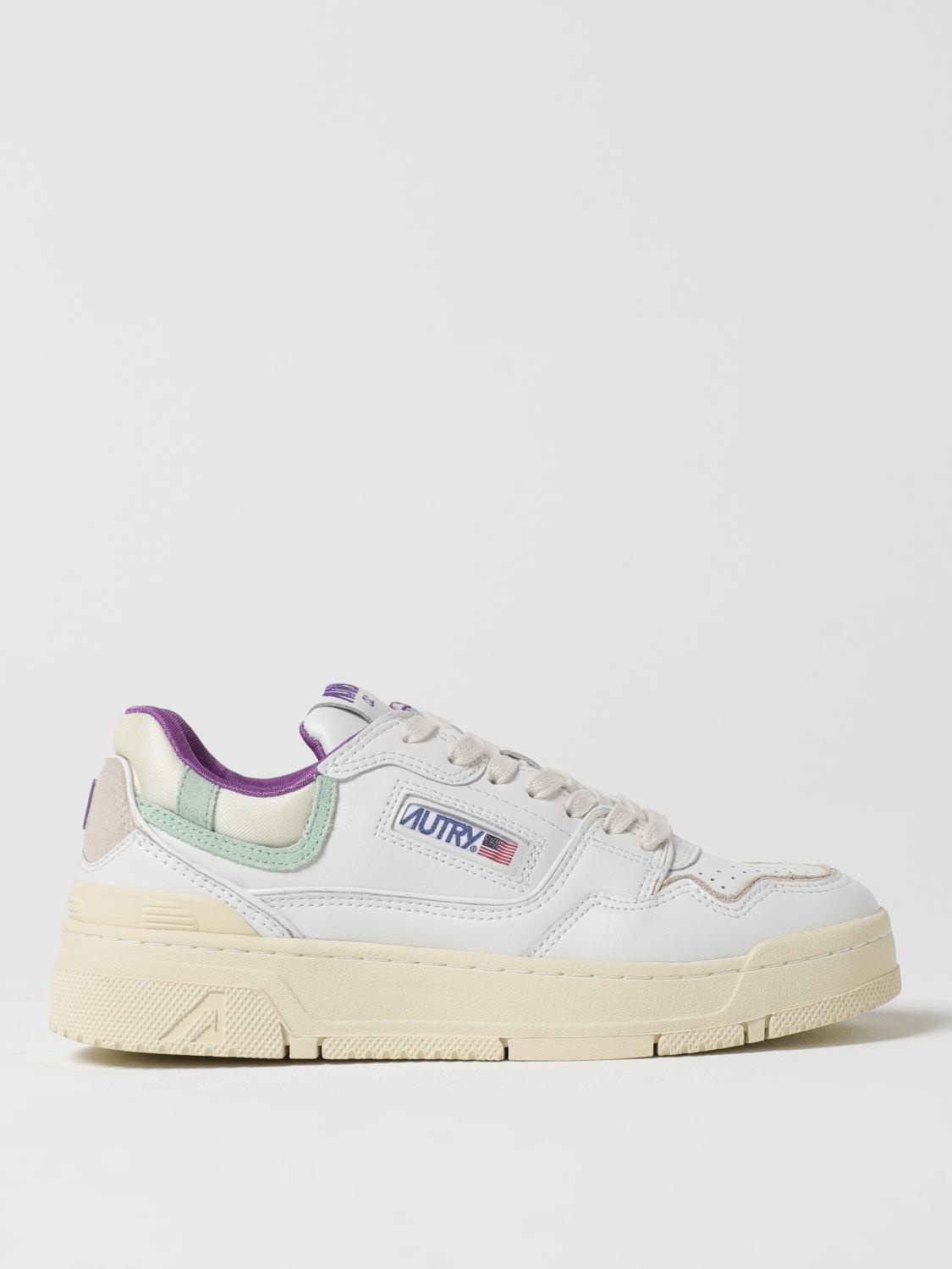 AUTRY SNEAKERS: Sneakers CLC Autry in pelle e mesh , Bianco - Img 1