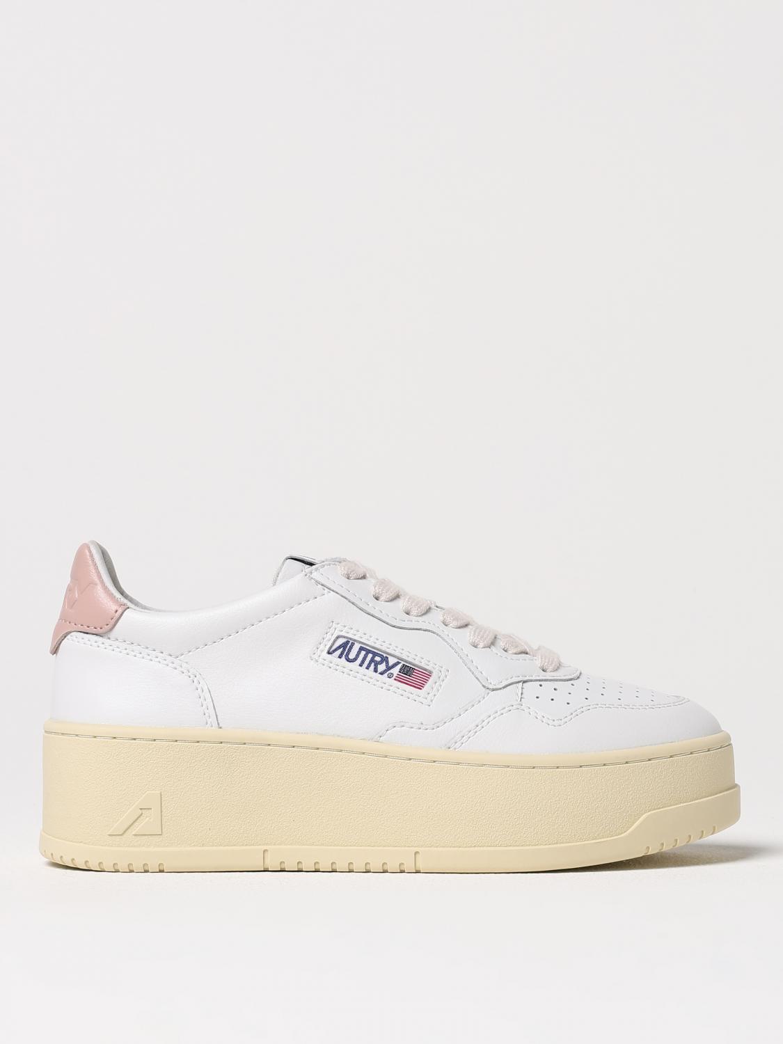 AUTRY SNEAKERS: Sneakers Medalist Platform Autry in pelle , Bianco - Img 1