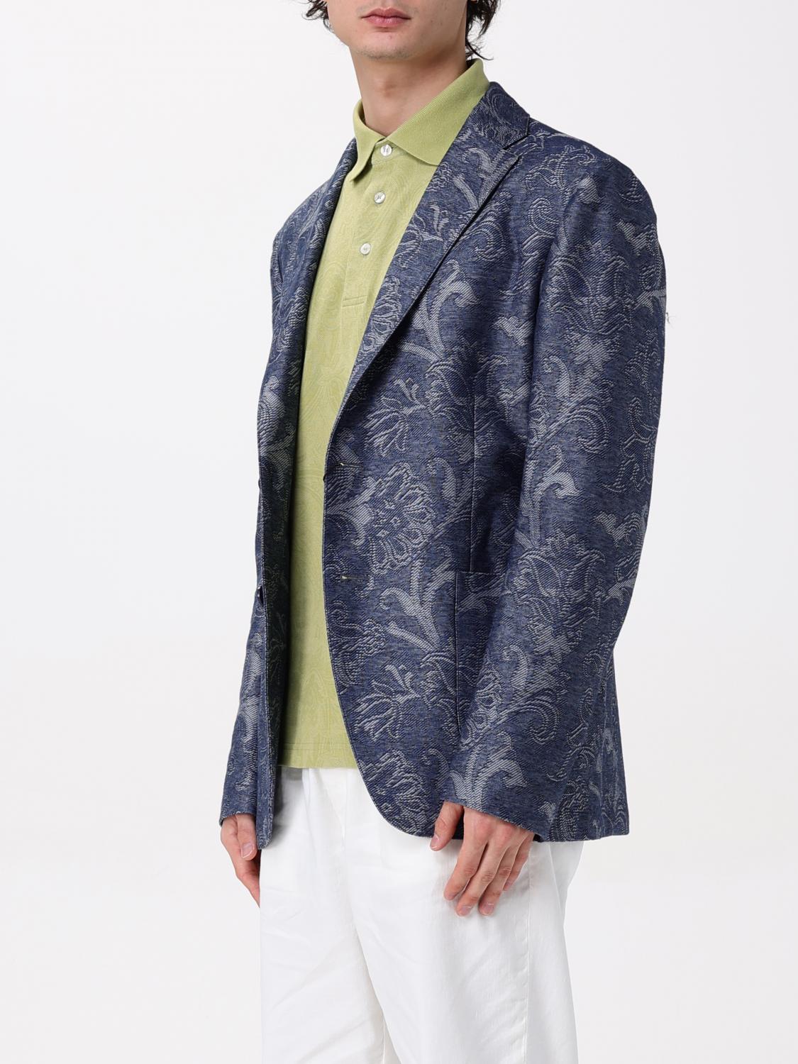 ETRO CHAQUETA: Chaqueta hombre Etro, Azul Oscuro - Img 3