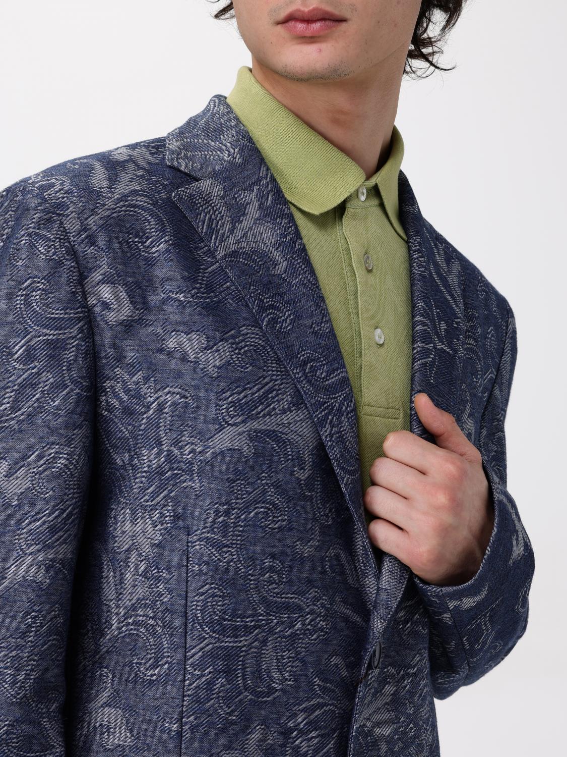 ETRO CHAQUETA: Chaqueta hombre Etro, Azul Oscuro - Img 4