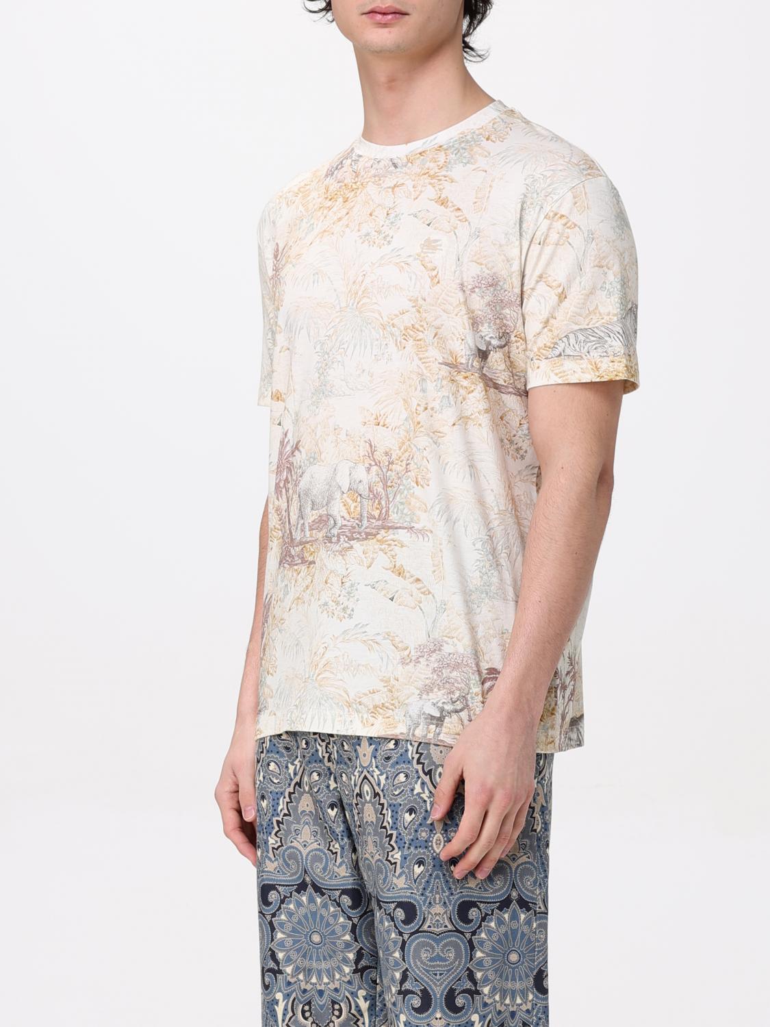 ETRO T-SHIRT: T-shirt herren Etro, Gelb - Img 4