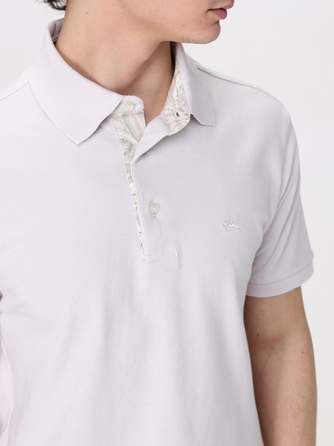 ETRO POLO SHIRT: Polo shirt men Etro, Beige - Img 5