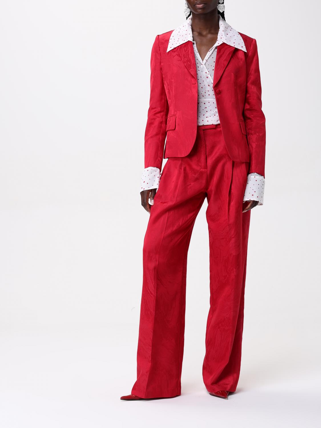 DES PHEMMES PANTALON: Pantalon femme Des Phemmes, Rouge - Img 2