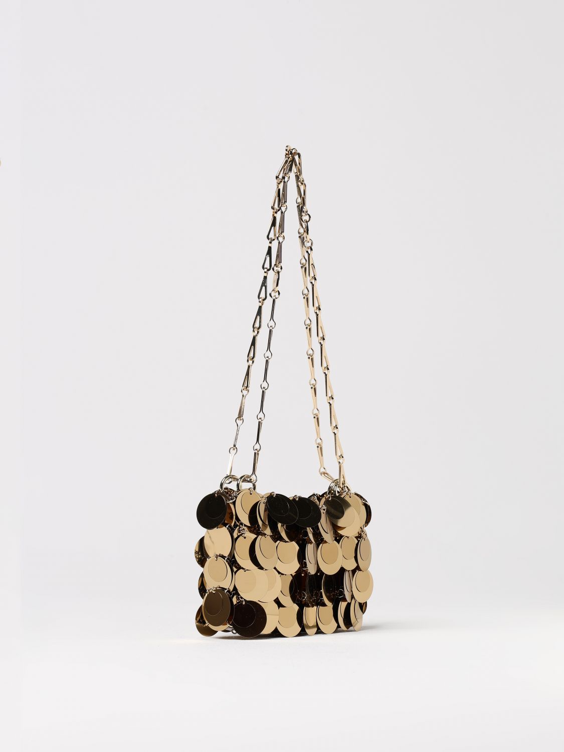 RABANNE CROSSBODY BAGS: Shoulder bag woman Rabanne, Gold - Img 3