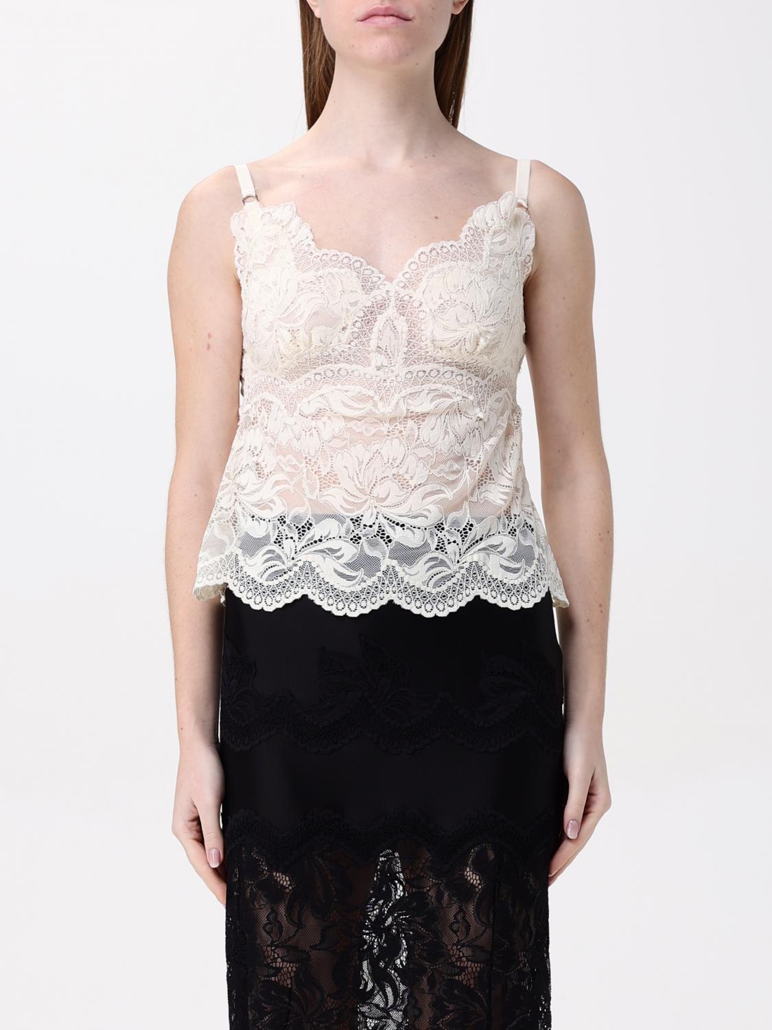 RABANNE TOP: Top woman Rabanne, Ivory - Img 1