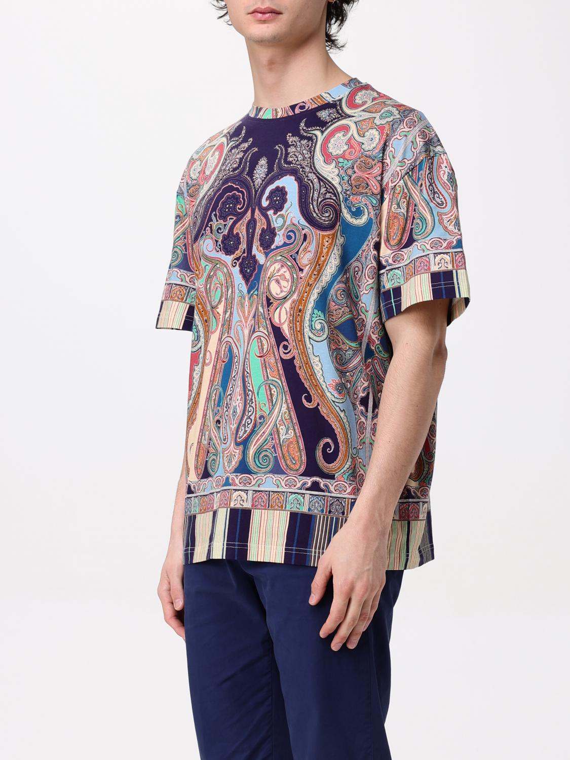 ETRO T-SHIRT: T-shirt men Etro, Multicolor - Img 4