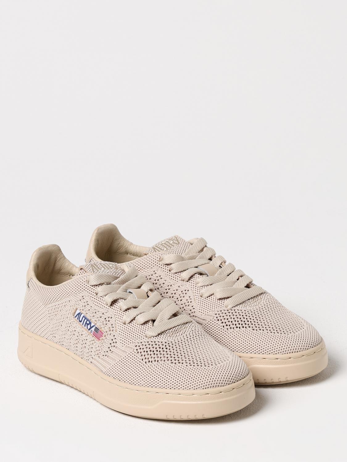 AUTRY SNEAKERS: Sneakers Easeknit Autry in maglia , Beige - Img 2