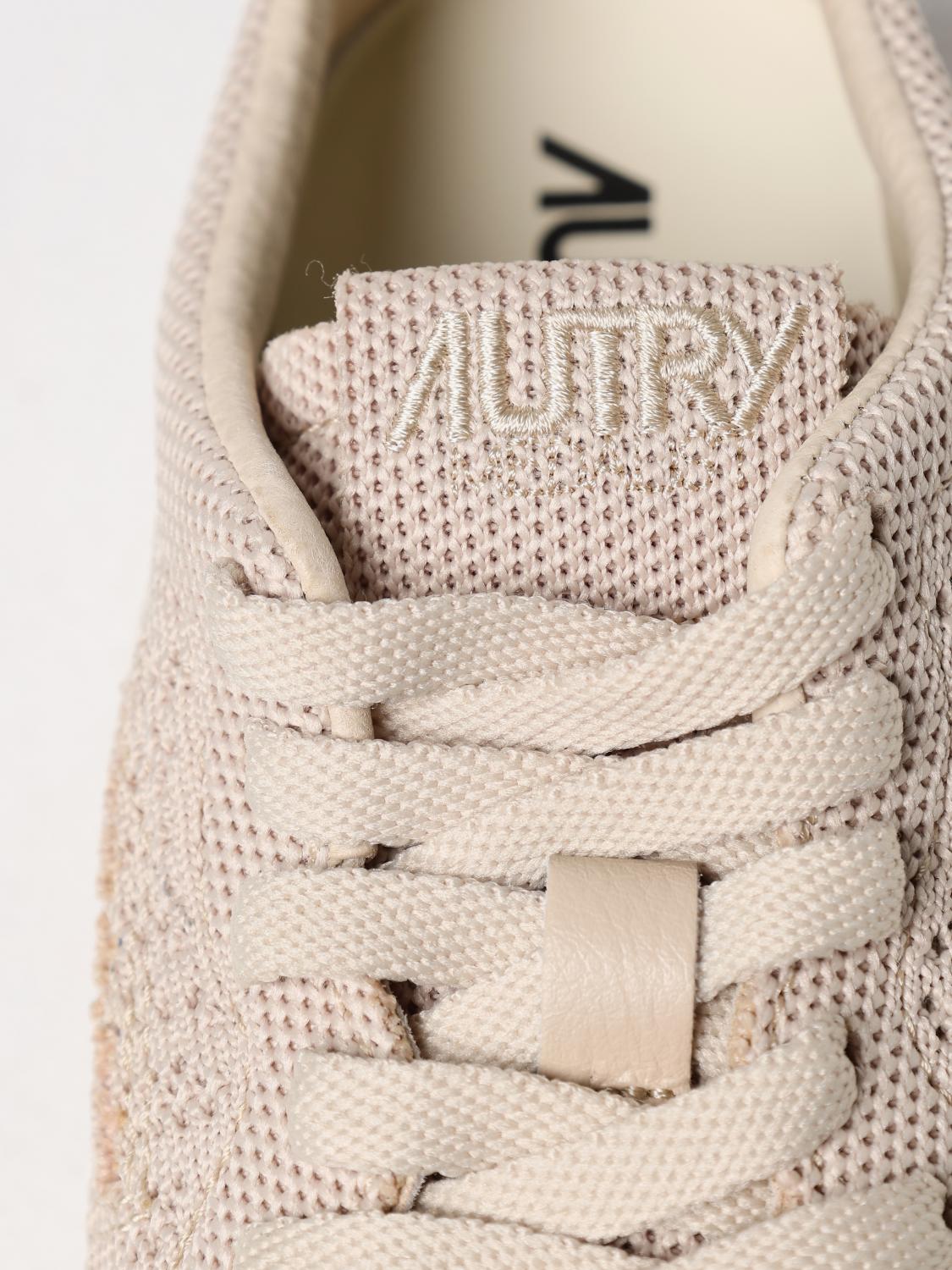 AUTRY SNEAKERS: Sneakers Easeknit Autry in maglia , Beige - Img 4