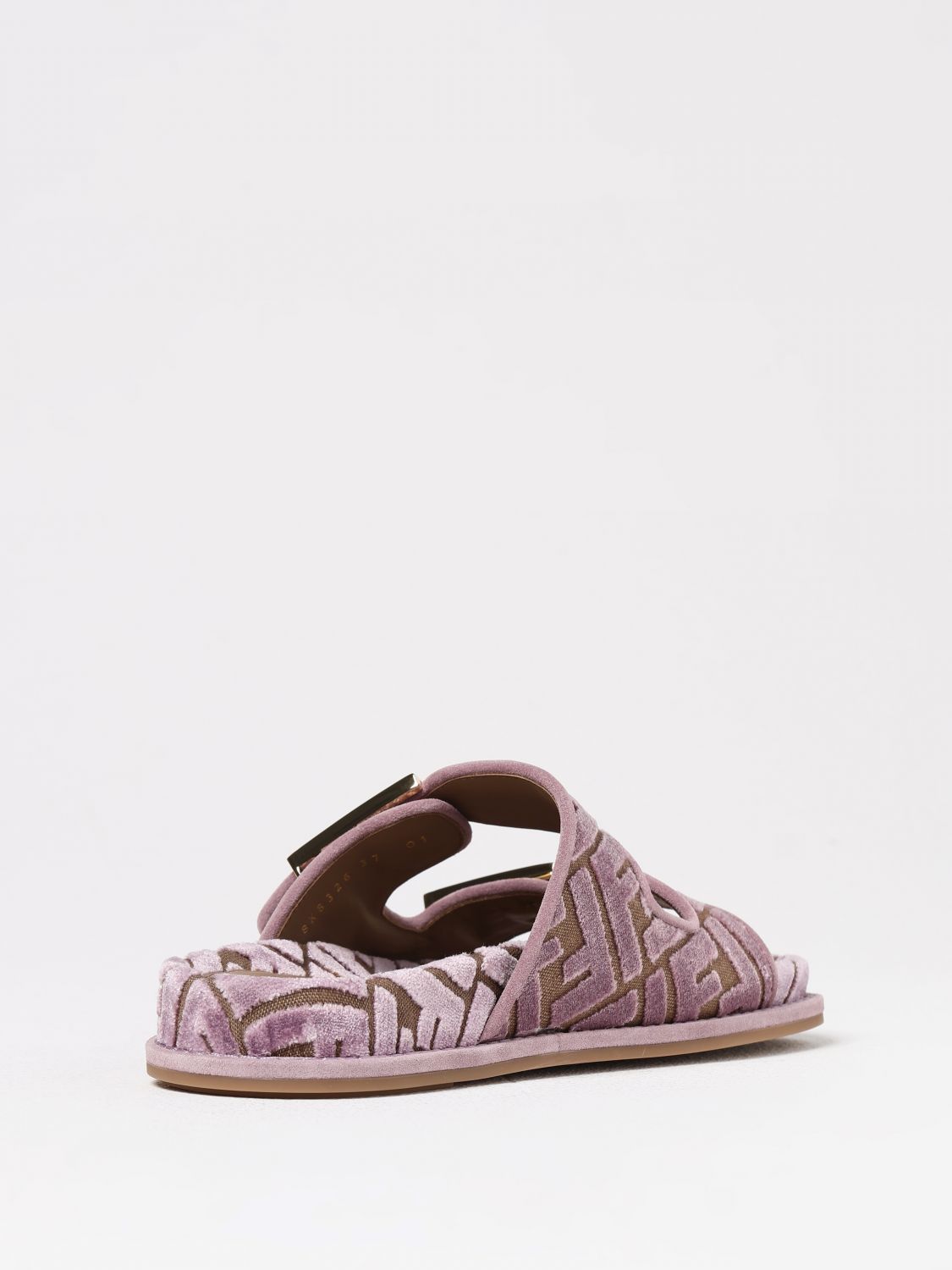 FENDI WEDGE SHOES: Wedge shoes woman Fendi, Pink - Img 3