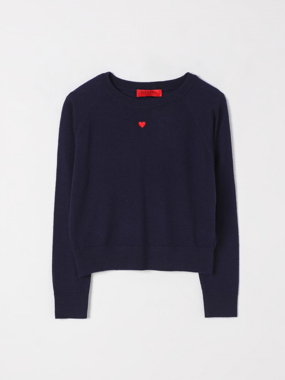 MAX&CO. KID PULLOVER: Pullover kinder Max&co. Kid, Indigo - Img 1