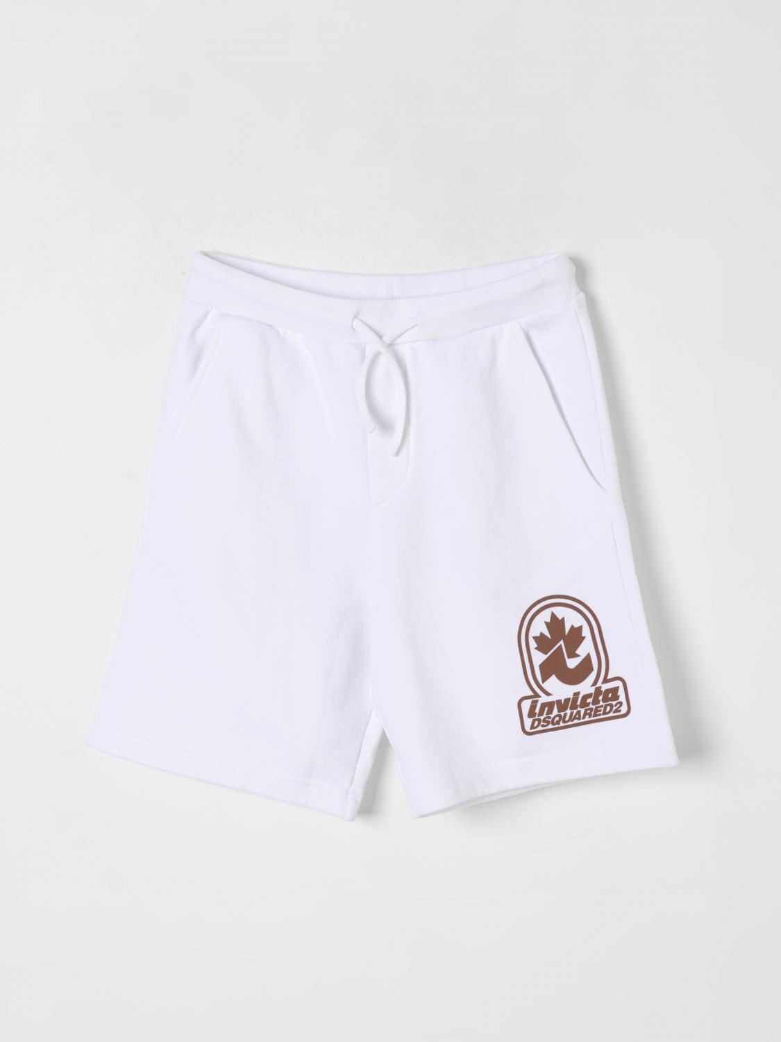 DSQUARED2 SHORTS: Pants kids Dsquared2, White - Img 1