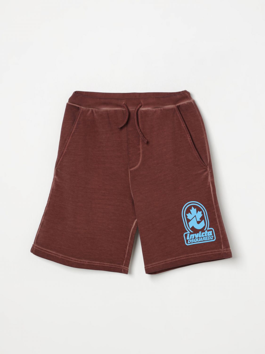 DSQUARED2 SHORTS: Pants kids Dsquared2, Brown - Img 1